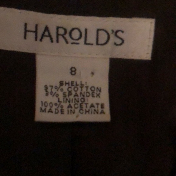 Vintage Harold's Classic 🐆 Leopard Print Jacket SZ 8 Blazer/Jacket - Picture 7 of 7